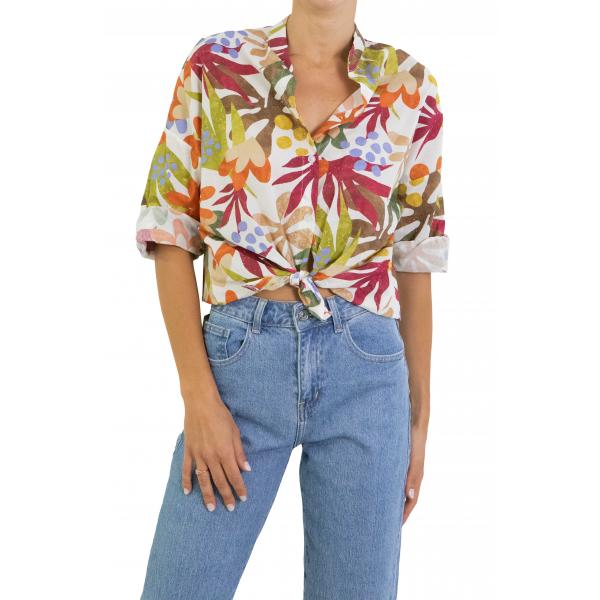 Camicia fantasia multicolor